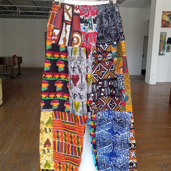 African Patchwork pant - Picture 4 of 11